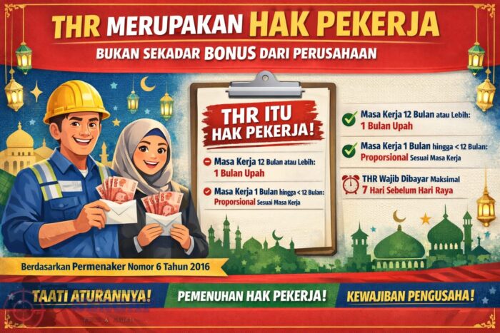 THR Bukan Bonus, Ini Hak Pekerja yang Wajib Dibayar Perusahaan