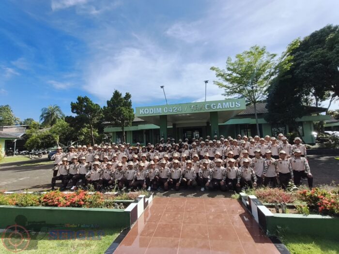 Kodim 0424/Tanggamus Bentuk Generasi Muda Berkarakter melalui Persami KKRI Gel. IV Tahun 2026