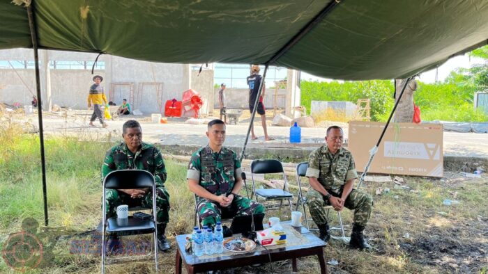 Dandim 1601/Sumba Timur Mengikuti Vicon Evaluasi Progres KDKMP