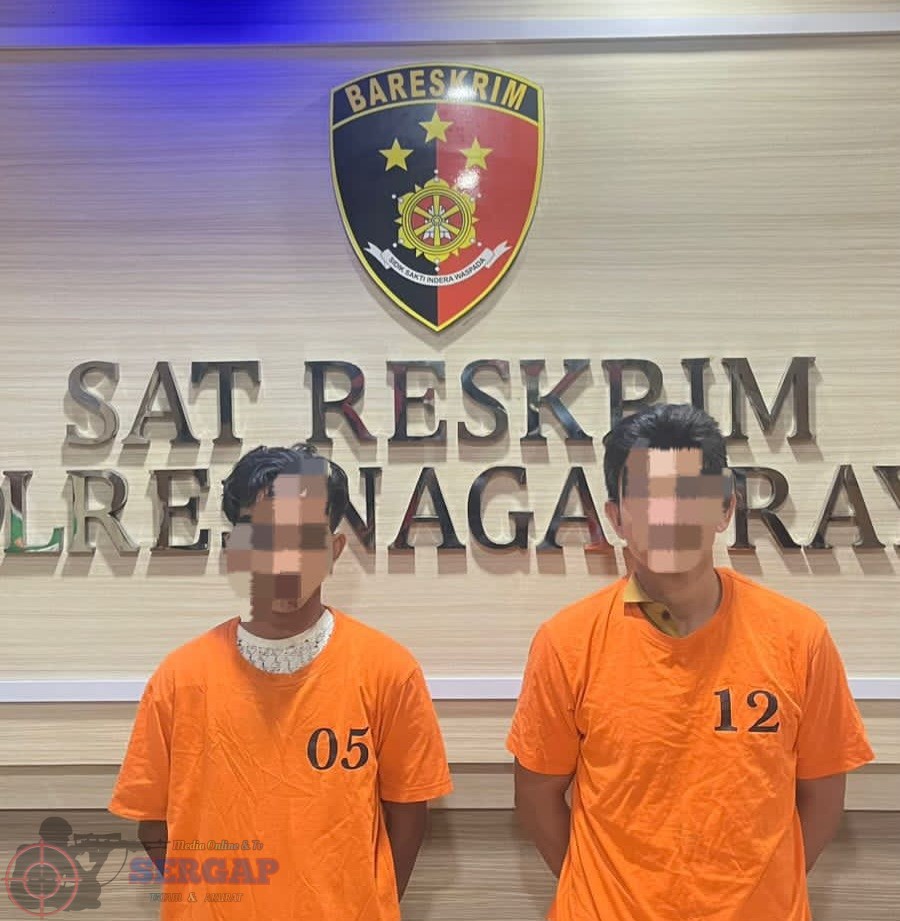 Sat Reskrim Nagan Raya Tangkap Dua Pelaku Pencurian Sawit