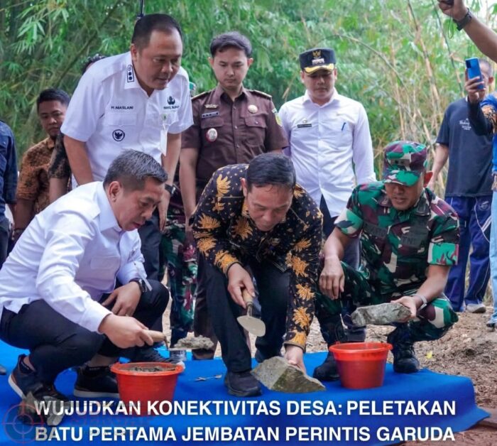 Wujudkan Konektivitas Desa: Peletakan Batu Pertama Jembatan Perintis Garuda