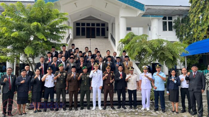 Kasdim 1601/Sumba Timur Hadiri Upacara Hari Otonomi Daerah ke-30, Perkuat Sinergi Pembangunan