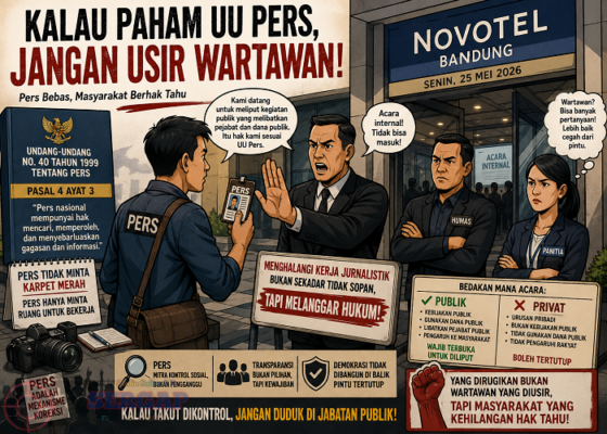 Kalau Paham UU Pers, Jangan Usir Wartawan