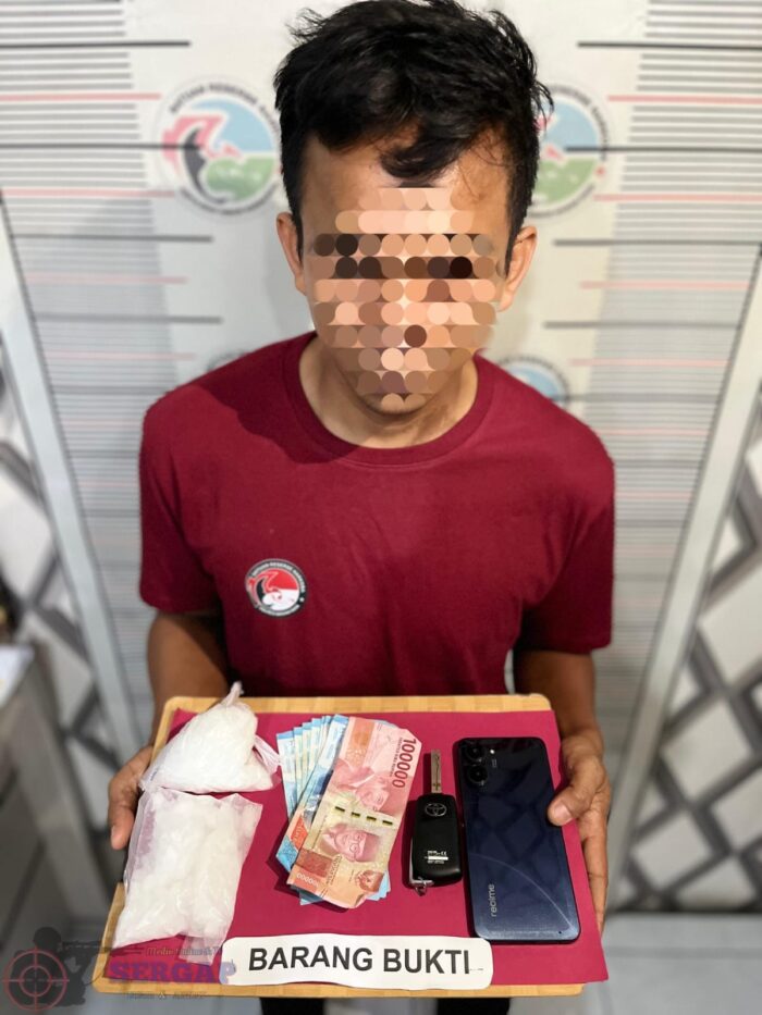 Satresnarkoba Nagan Raya Sita 201 Gram Sabu dari Mobil Innova