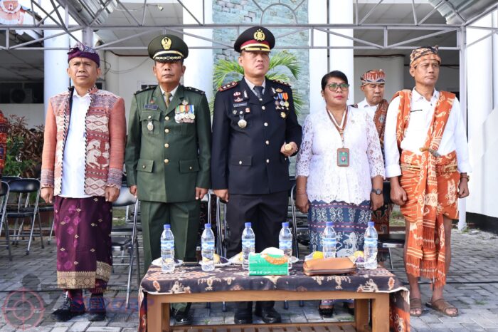 Wakili Dandim, Kasdim 1601/Sumba Timur Ikuti Upacara Harkitnas dan Hari Kearsipan Nasional