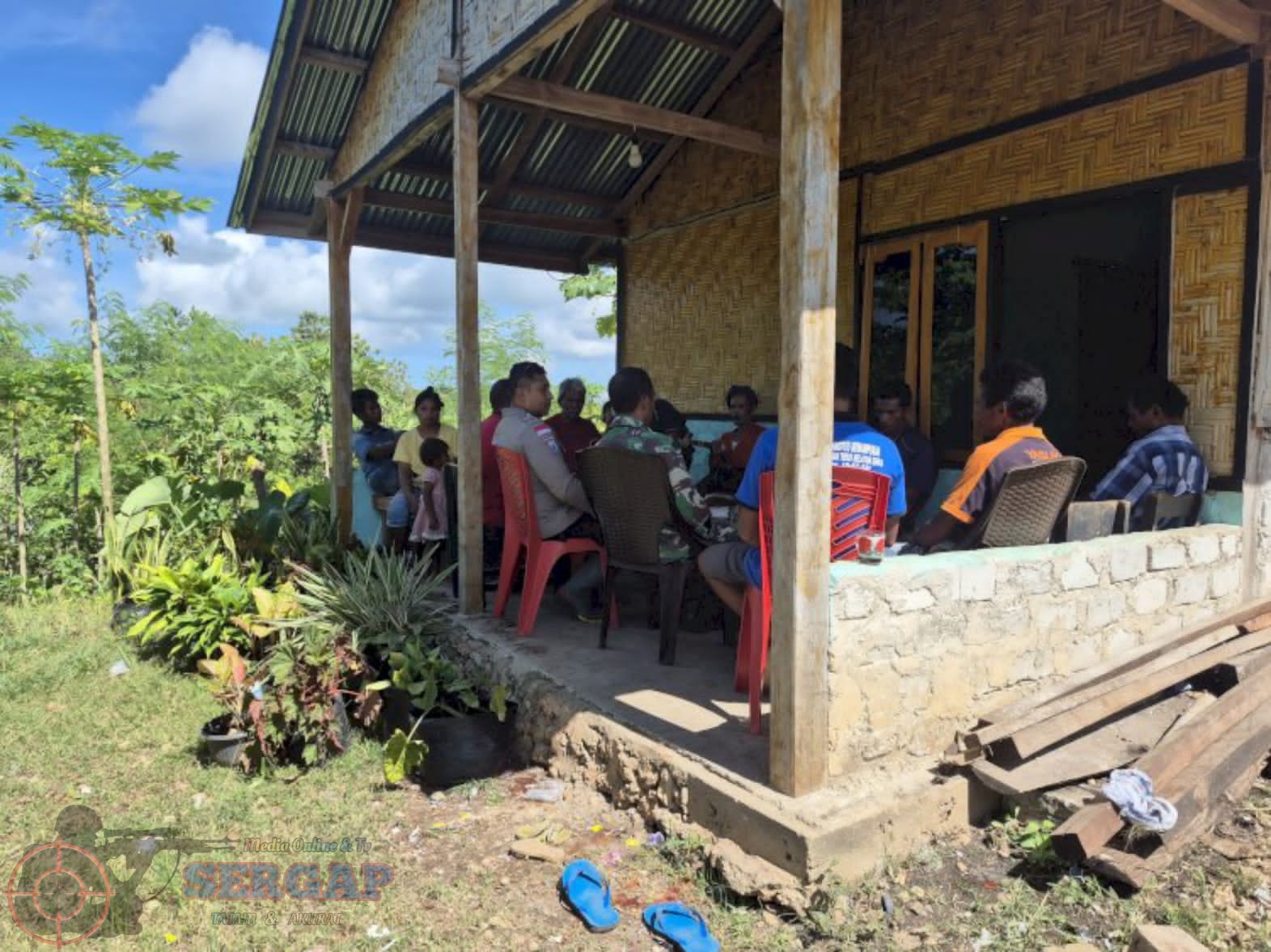 Bhabinkamtibmas Polsek Wanukaka Gelar FGD Bersama Warga, Ajak Jaga Kamtibmas dan Cegah Karhutla