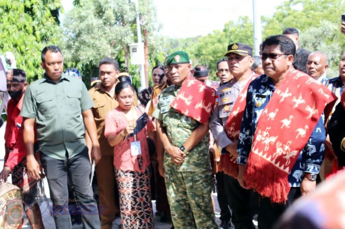 Mewakili Dandim 1601/Sumba Timur, Pasi Ops Hadiri Peresmian Gereja GKS Jemaat Praiwora