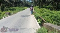 Warga Waswas, Sejumlah Jembatan Rabat Beton di Darul Makmur Nagan Raya Tak Dilengkapi Pagar Pengaman