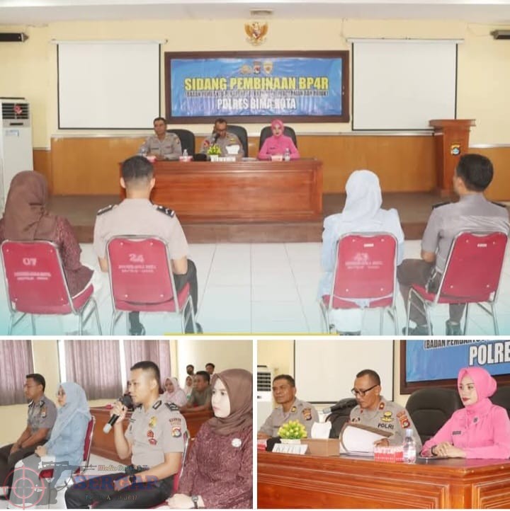 Wakapolres Bima Kota Pimpin Sidang BP4R Dua Personel