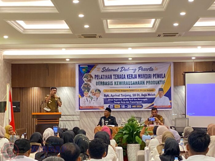 Dinsos Gelar Pelatihan Tenaga Kerja Mandiri Pemula