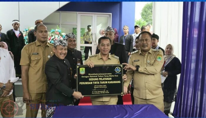 Rayakan Hari Jadi ke-39, Perumdam Tirta Tarum Karawang Resmikan Gedung Pelayanan Baru