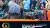 Nelayan Temukan Korban Tenggelam di Lakey, Anggota Kodim Dompu Kawal Evakuasi Jenazah