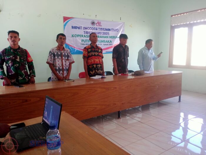 RAT Koperasi Merah Putih Digelar, Babinsa Tekankan Sinergi untuk Kesejahteraan Warga