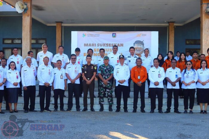 Wakil Bupati Sumba Tengah Pimpin Apel Kerja dan Canangkan Sensus Ekonomi 2026