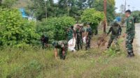 Tingkatkan Kepedulian Lingkungan, Kodim 1601/Sumba Timur Gelar Aksi Bersih Bendungan Lambanapu