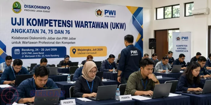 Diskominfo Jabar dan PWI Jabar Gelar Uji Kompetensi Wartawan di Bandung dan Majalengka