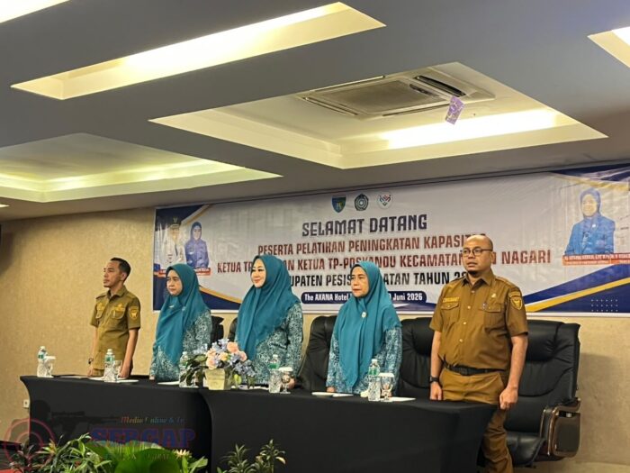 TP PKK Gelar Pelatihan Peningkatan Kapasitas Posyandu se-Kabupaten Pesisir Selatan