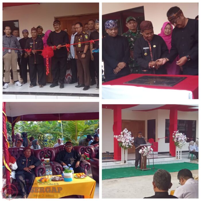 Bupati Sukabumi Resmiankan Gedung Serbaguna Sukamulya Di HUT Desa ke-45