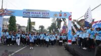 Semarak HUT Bhayangkara ke-80, Polres Tasikmalaya Kota Gelar Fun Walk dan Donor Darah