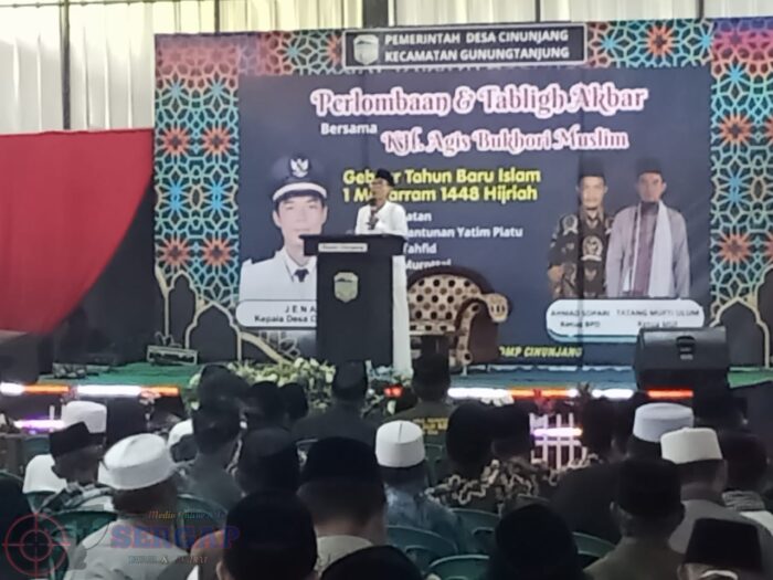 Tablig Akbar dan Perlombaan Meriahkan Tahun Baru Islam di Desa Cinunjang