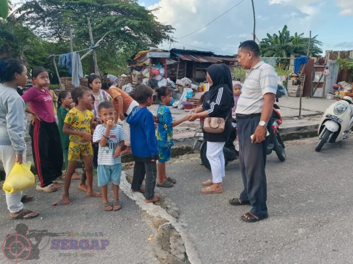 PWDPI Kepri Santuni Anak Yatim Piatu di Sungai Lakam Barat