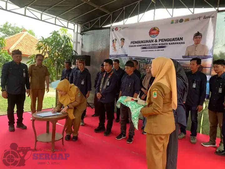 Pengukuhan dan Penguatan Forum Komunikasi Desa Wisata Kab. Karawang Periode 2026–2029