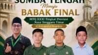 Dua Prajurit Yon TP 930/TODA TEBI Lolos Final MTQ XXXI NTT, Harumkan Nama Sumba Tengah