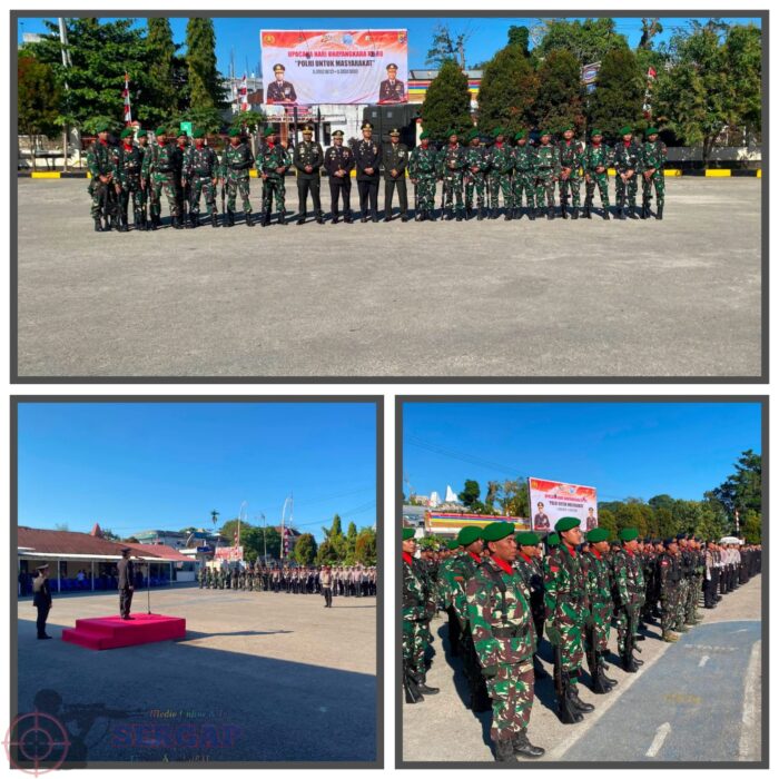 Sinergitas TNI-Polri, Apel HUT Bhayangkara ke-80 Digelar di Polres Sumba Barat