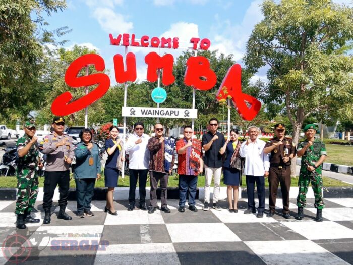 Dandim 1601/Sumba Timur Hadiri Peresmian Penerbangan Perdana TransNusa Rute Waingapu–Denpasar