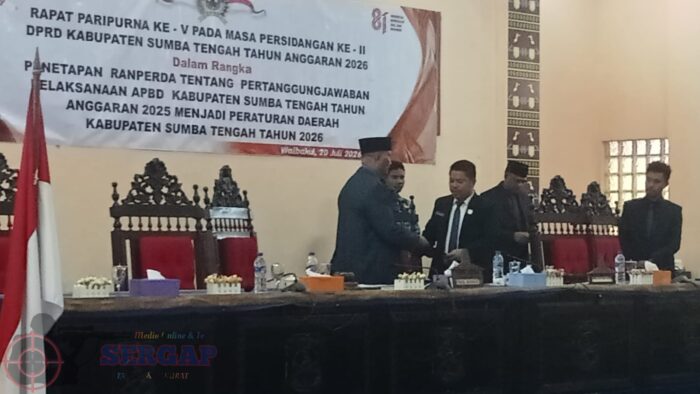 Pertanggung jawaban APBD 2025. Kabupaten Sumba Tengah di Tetapkan.