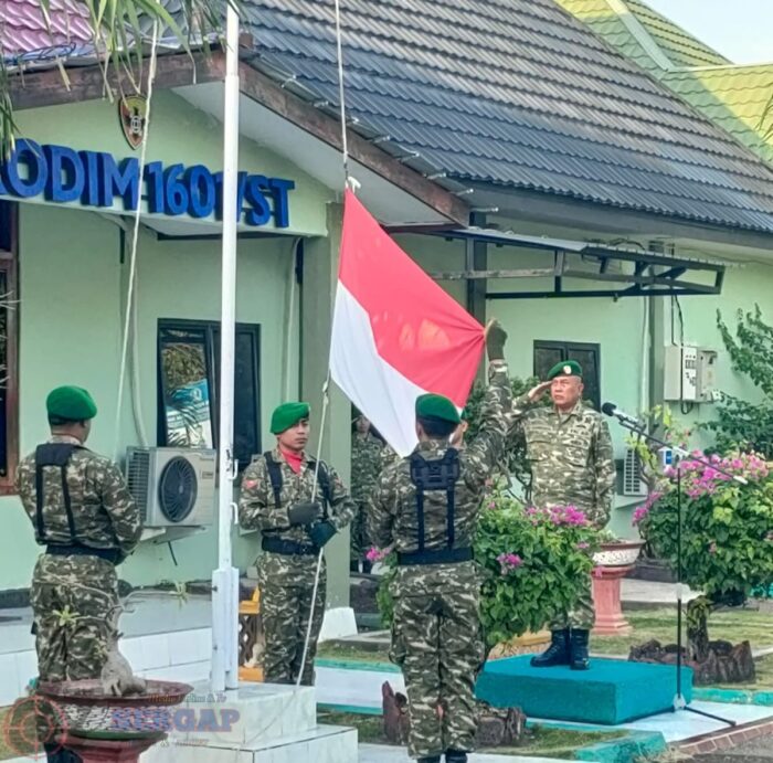 Kodim 1601/Sumba Timur Gelar Upacara Peringatan Hari Anak Nasional ke-42