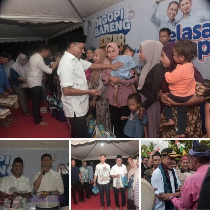 Ribuan Masyarakat Sambut Dengan Hadrah Selasa Menyapa di Kecamatan Monta