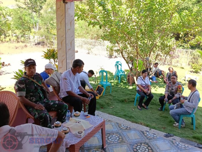 TNI-Polri Bersama Kelurahan Wangga Imbau Warga Tak Bakar Lahan