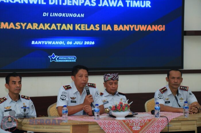Lapas Banyuwangi Diapresiasi, Kakanwil Ditjenpas Jatim Dorong Penguatan Keamanan dan Pembinaan