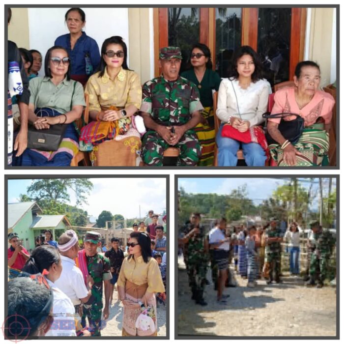 Dandim 1613/Sumba Barat Hadiri Syukuran Rumah Dinas Serda Marthen, Pererat Kebersamaan Prajurit