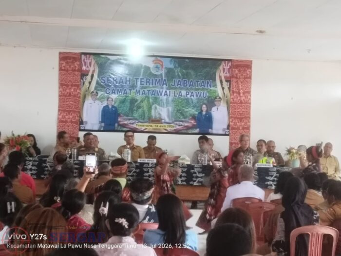 Babinsa Hadiri Sertijab Camat Matawai La Pawu, Pemkab Sumba Timur Dorong Sinergi Pembangunan