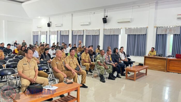 Wakili Dandim, Pasi Ops Kodim 1601/Sumba Timur Hadiri Rapat Persiapan HUT Ke-81 Kemerdekaan RI
