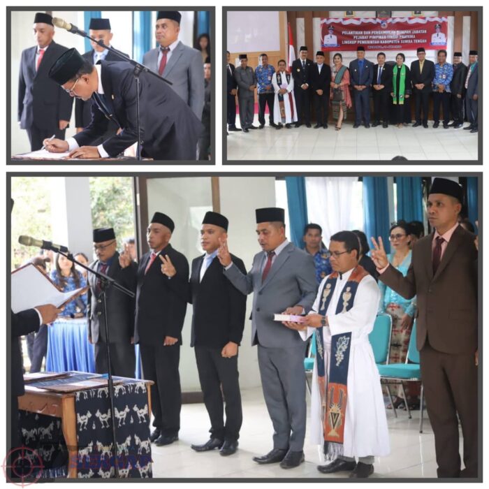 Pemda Sumba Tengah Gelar Pelantikan dan Pengambilan Sumpah Pejabat Pimpinan Tinggi Pratama