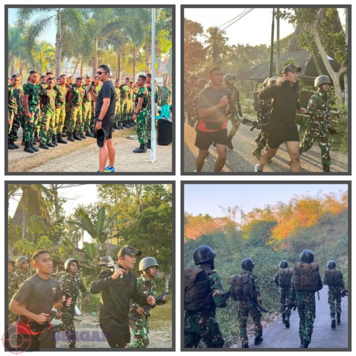 Bangun Kesiapan Tempur, Danyon Yonif TP 930/Toda Tebi Pimpin Probinjas Jelajahi Medan