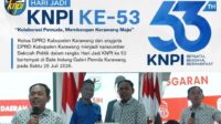 Ketua DPRD Kabupaten Karawang dan Anggota Menjadi Narasumber Sekolah Politik Dalam Rangka Hari Jadi KNPI ke 53