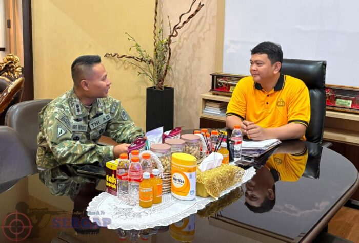 Kapolres Sumedang Terima Kunjungan Silaturahmi Danyon 301/PKS Sumedang