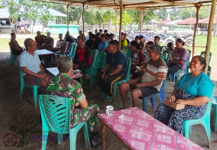Cegah Gangguan Kamtibmas, Babinsa Pahunga Lodu Imbau Warga Hindari Konsumsi Miras