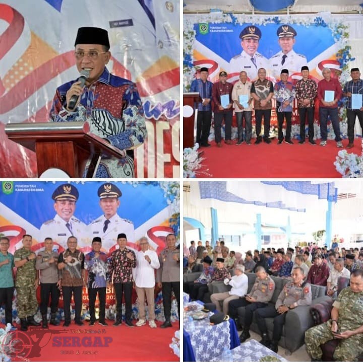 Bupati Bima Launching Tahapan Pilkades Serentak