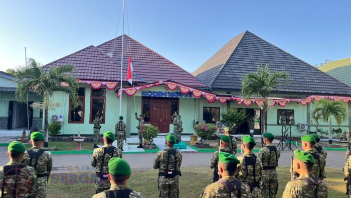 Kodim 1601/Sumba Timur Gelar Upacara Bendera, Tekankan Disiplin dan Loyalitas Prajurit