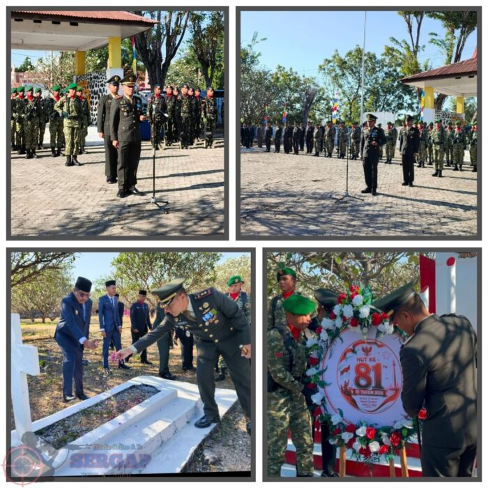 Peringati HUT ke-81 RI, Dandim 1601/Sumba Timur Pimpin Penghormatan kepada Para Pahlawan