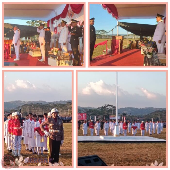 Upacara Penurunan Bendera HUT RI ke-81 di Sumba Tengah Berlangsung Khidmat