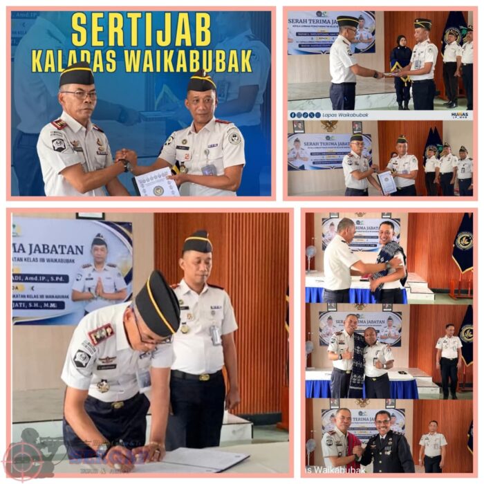 Sertijab Kalapas Waikabubak, Rahmad Pijati Resmi Jabat Plt. Kepala Lapas