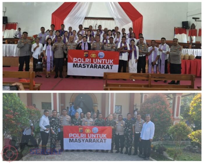 Polres Sumba Tengah Gelar Doa Untuk Korban Bencana Alam di Flores Bertempat di Gereja GKS Waibakul.