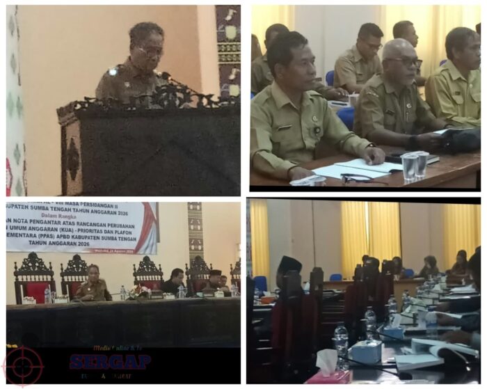 Wakil Bupati Sumba Tengah Hadiri Sidang Paripurna Ke VIII Masa Sidang II DPRD