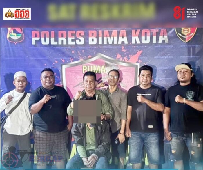Tim PUMA Polres Bima Kota Berhasil Tangkap DPO Pemburu Satwa di TNK